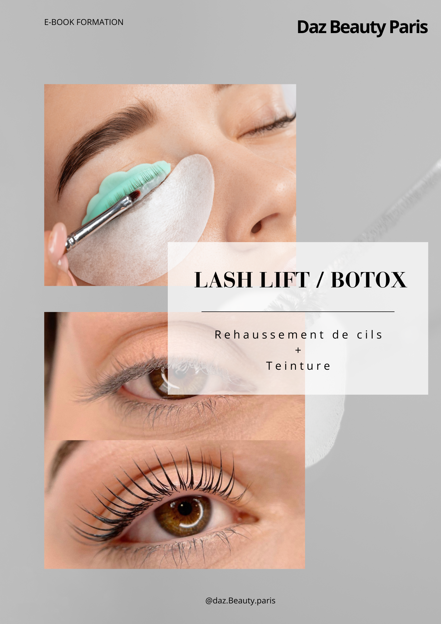 E-book Formation Lash Lift ( Rehaussement de cils )